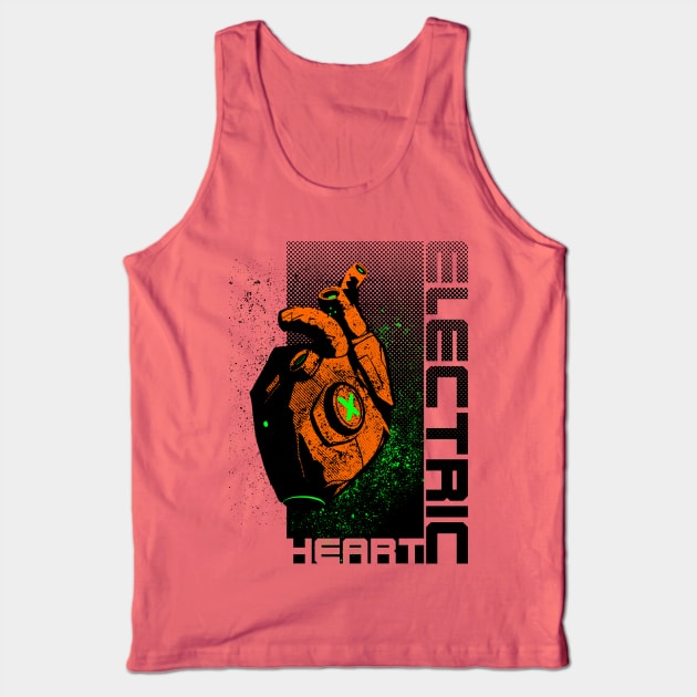 Electric Heart Tank Top by visionvortex